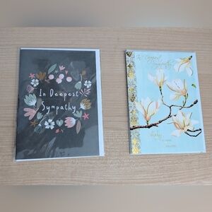 Set of 2 Sympathy Cards & Envelopes